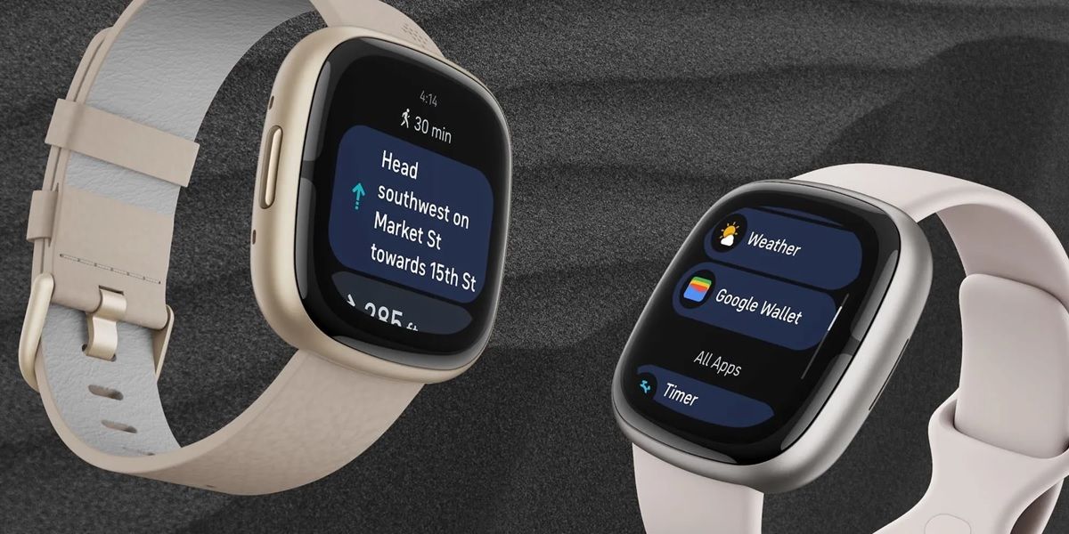 Los relojes Fitbit Sense 2 y Versa 4 ya son compatibles con Google Maps