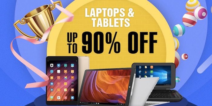Oferta de tablets, laptops y 2 en 1 en Geekbuying