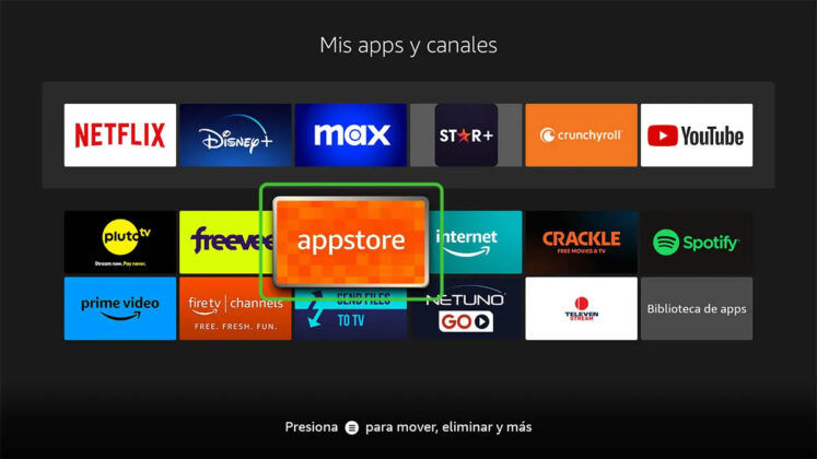 1 abrir appstore instalar downloader magis tv fire tv