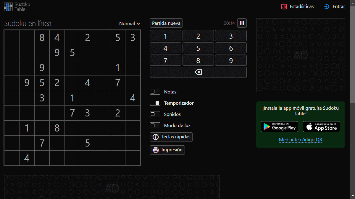 al Sudoku online 10 webs parar jugar desde tu móvil o PC