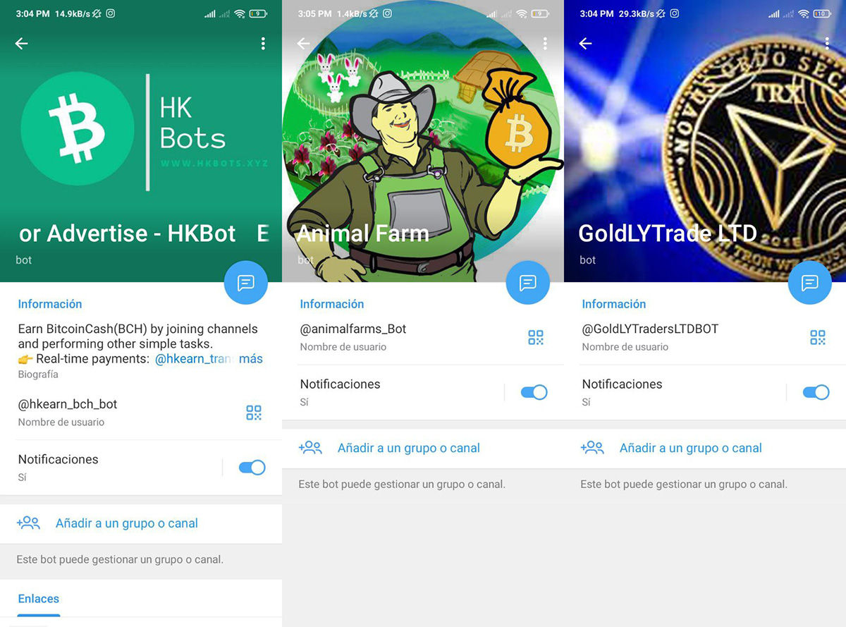 3 bots de Telegram para ganar dinero desde la app