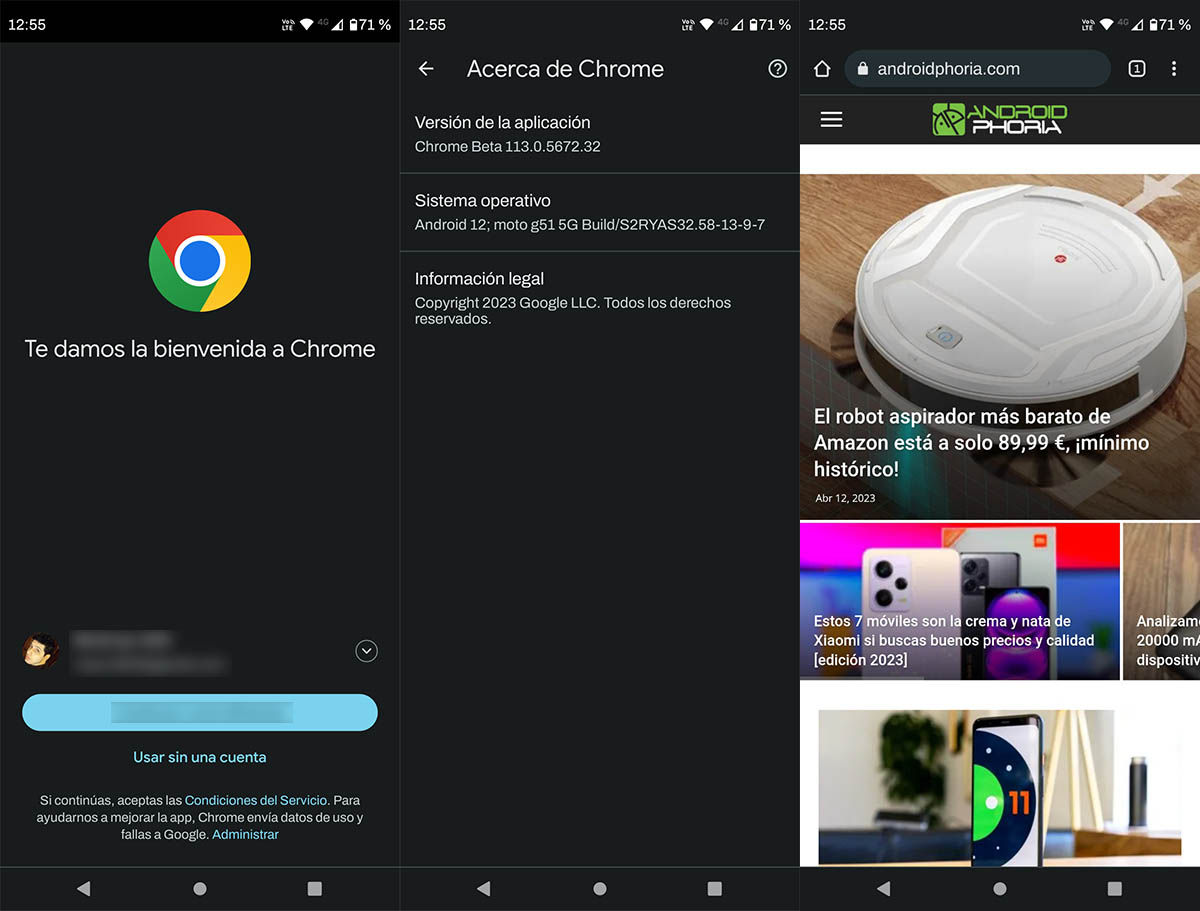 APK de Chrome Beta para Android