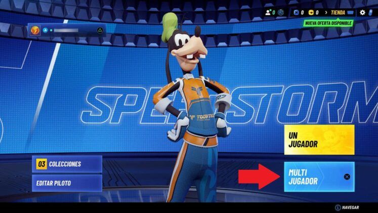 Acceder al multijugador de Disney Speedstorm