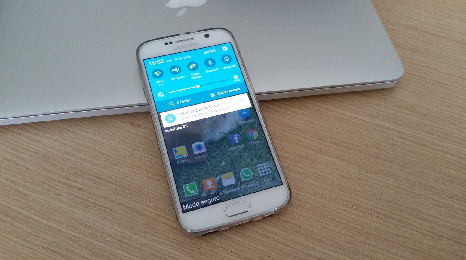 Activar Modo seguro en Galaxy S6