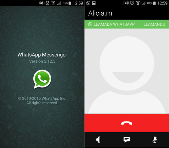 Activar llamadas WhatsApp