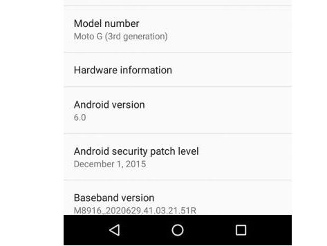 Actualizar Moto G 2015 a Android 6.0 Marshmallow