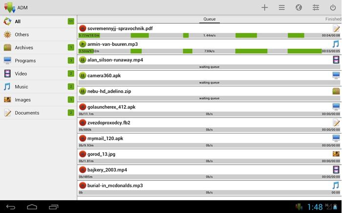 Advanced Download Manager ADM Android