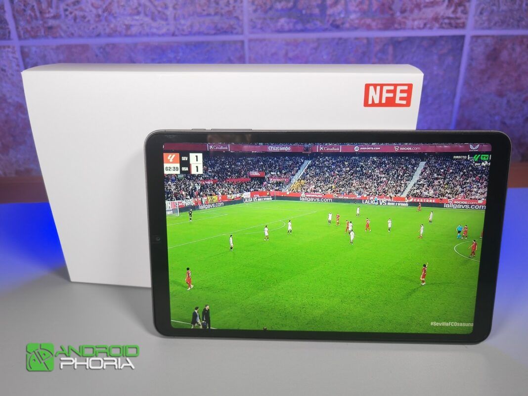 Alldocube iPlay50 Mini Pro NFE ver futbol