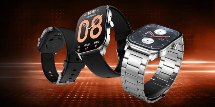 Amazfit Pop 3S un smartwatch de acero inoxidable con pantalla AMOLED