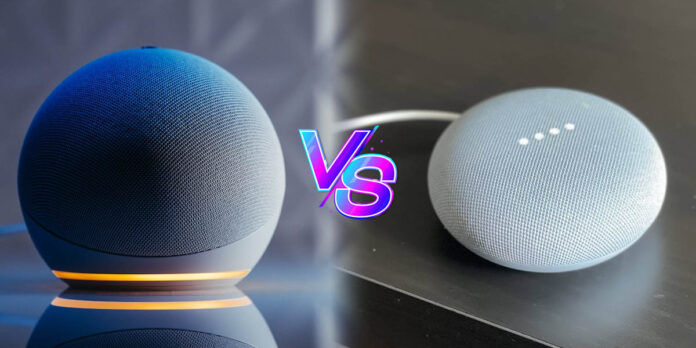 Amazon Echo Dot 5 2022 vs Google Nest Mini 2 2019 comparativa