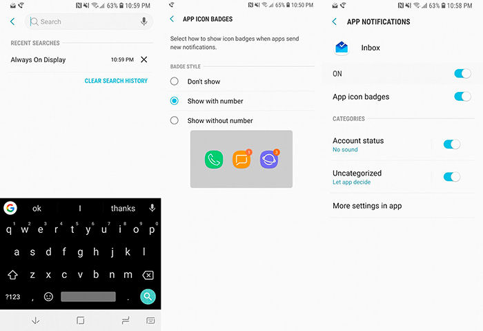 Android Oreo beta en Galaxy S8 filtracion 1