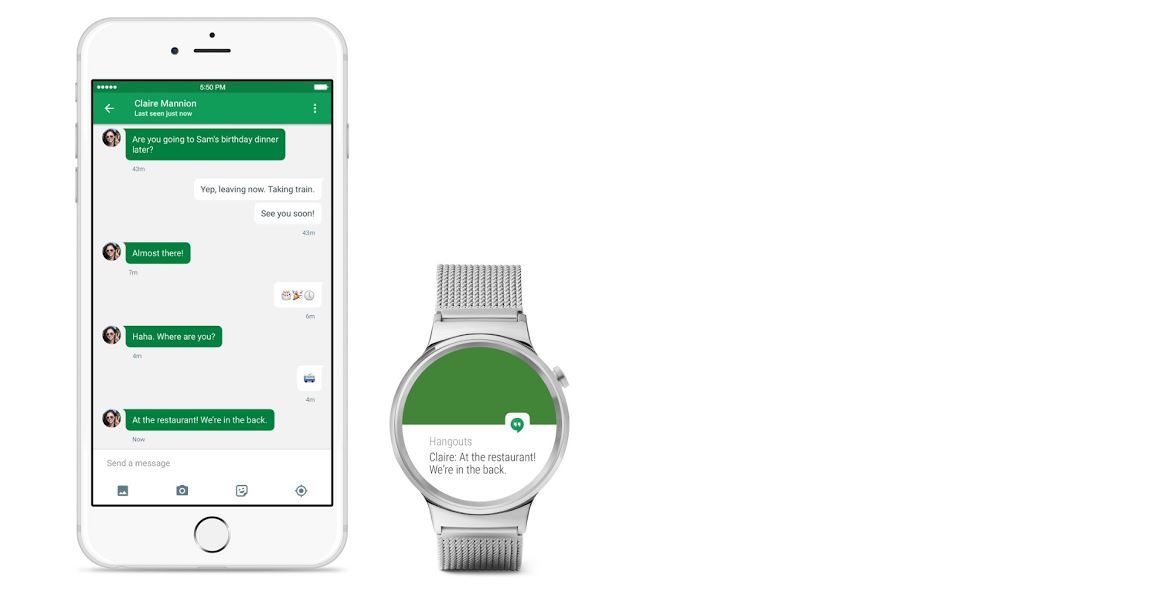 Android Wear compatible con iPhone oficial