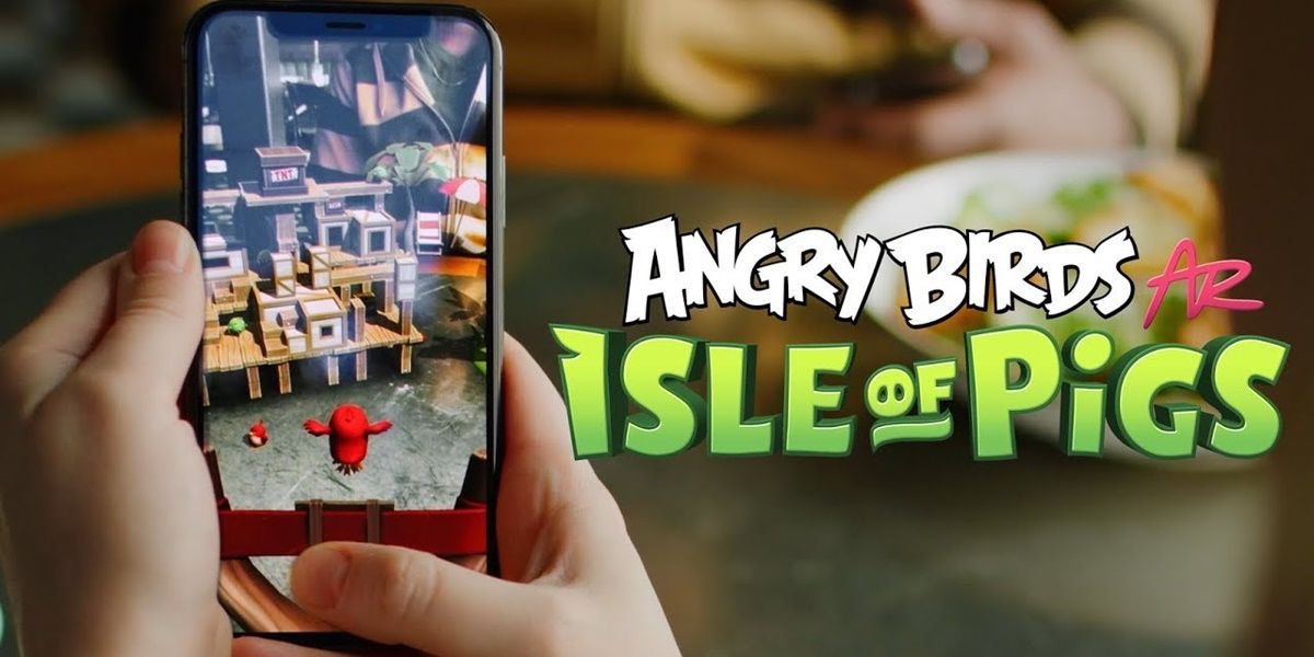 Angry Birds AR: Isle of Pigs, o jogo de realidade aumentada do Angry Birds 1