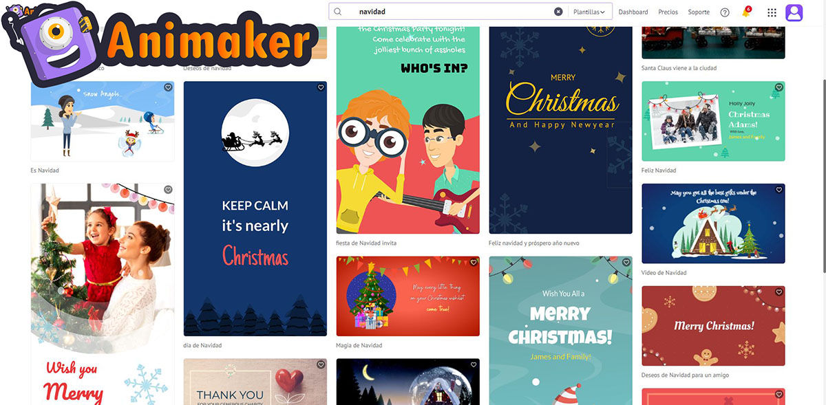Animaker, crea vídeos de navidad y personalízalos a tu gusto