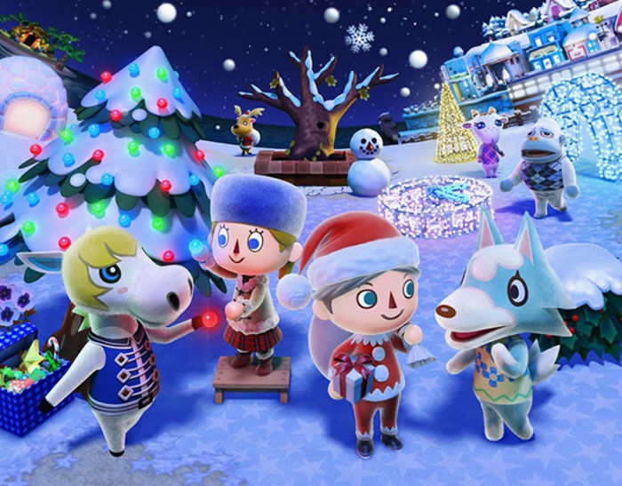 Animal Crossing evento navidad