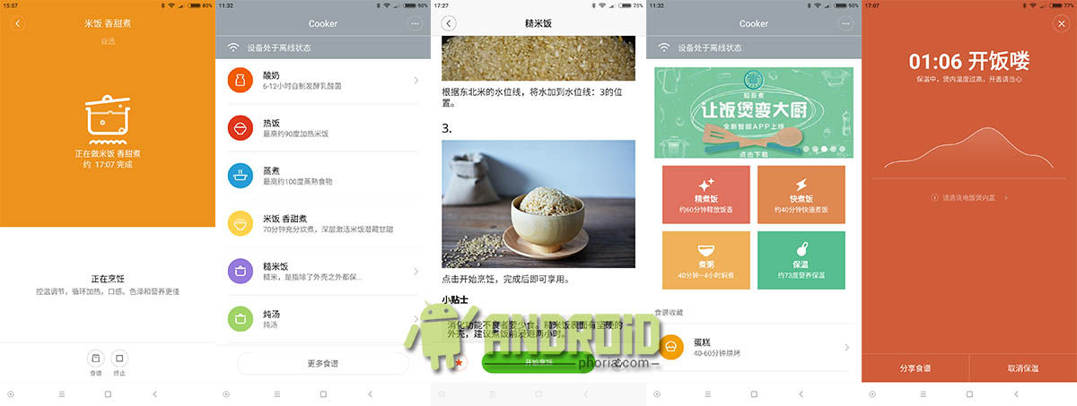 Aplicacion Xiaomi Rice Cooker