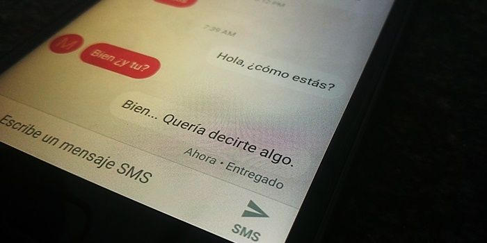 App Mensajes de Google SMS entregado