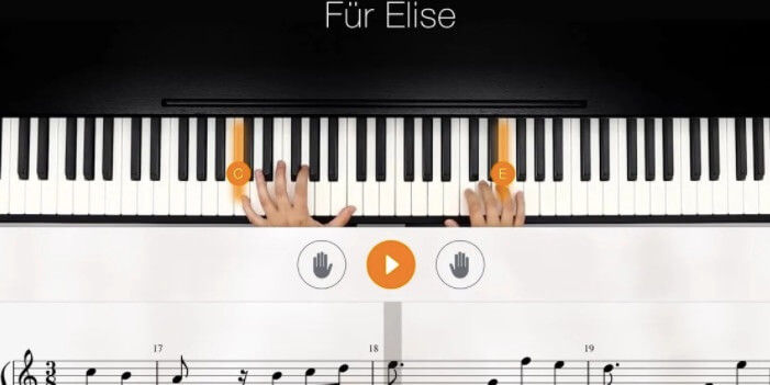 App para aprender a tocar el piano en Android
