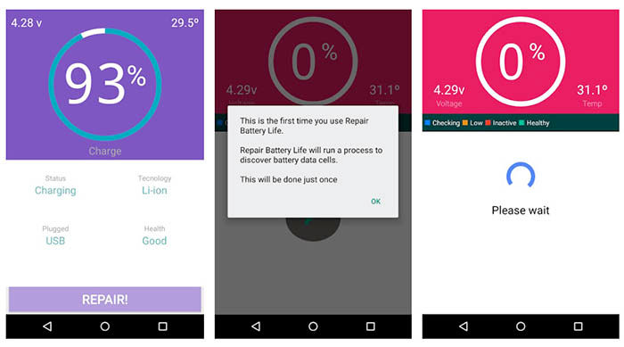 App para reparar bateria en Android
