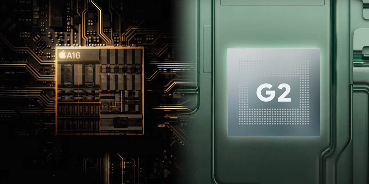 Apple A16 Bionic vs Google Tensor G2
