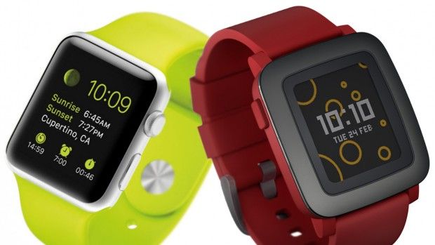 Apple-Watch-vs-Pebble-Time