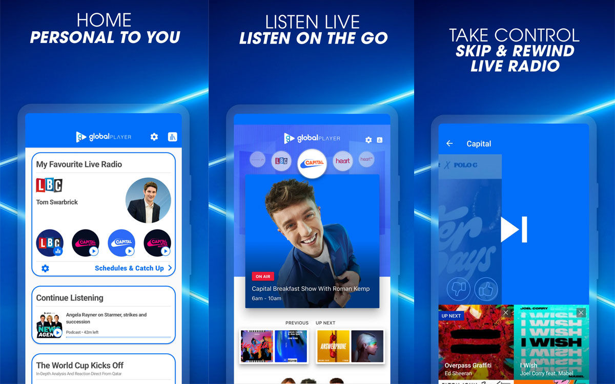 Las 6 mejores apps para escuchar música clásica en Android: Global radio and podcast