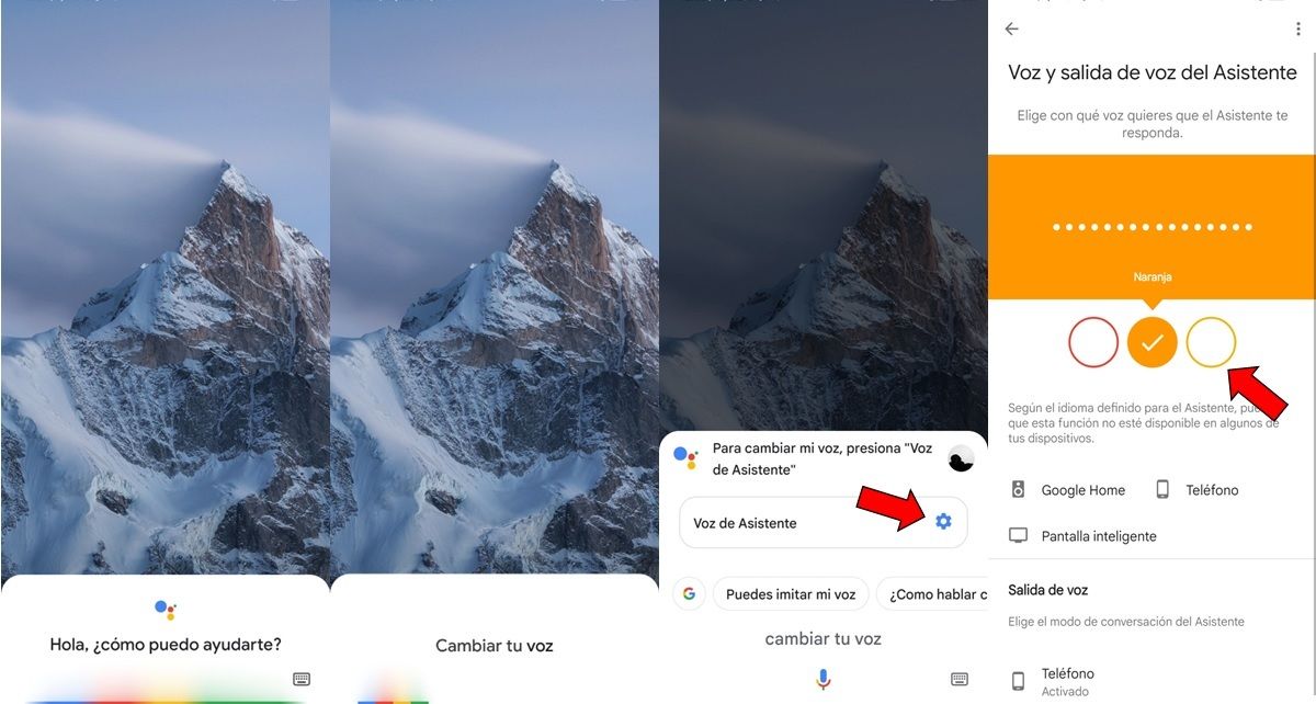 Asi puedes cambiar la voz de Google Assistant