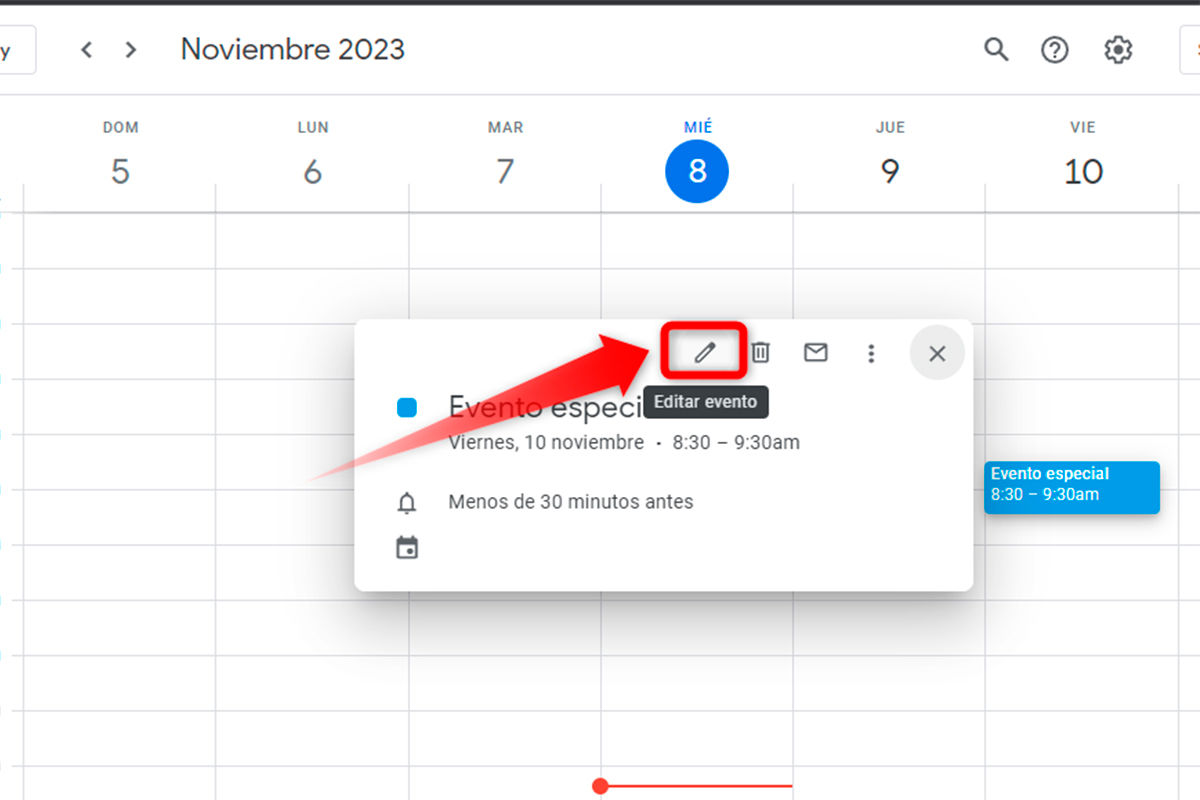 Así puedes crear un evento de Calendario de Google por Gmail