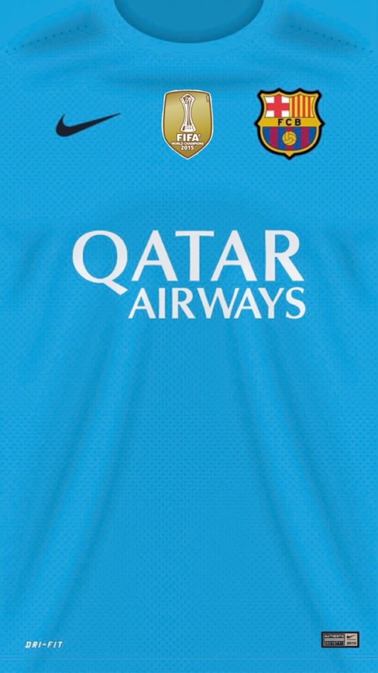 Azul camiseta FC Barcelona