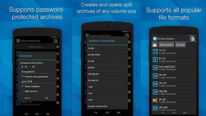 B1 Archiver para Android