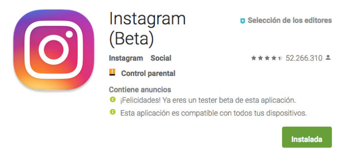 Beta Tester Instagram