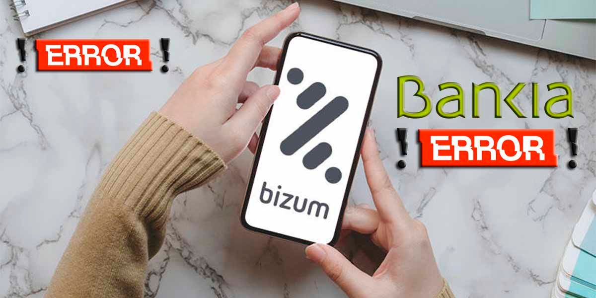 Bizum no deja enviar dinero Bankia noviembre 2021