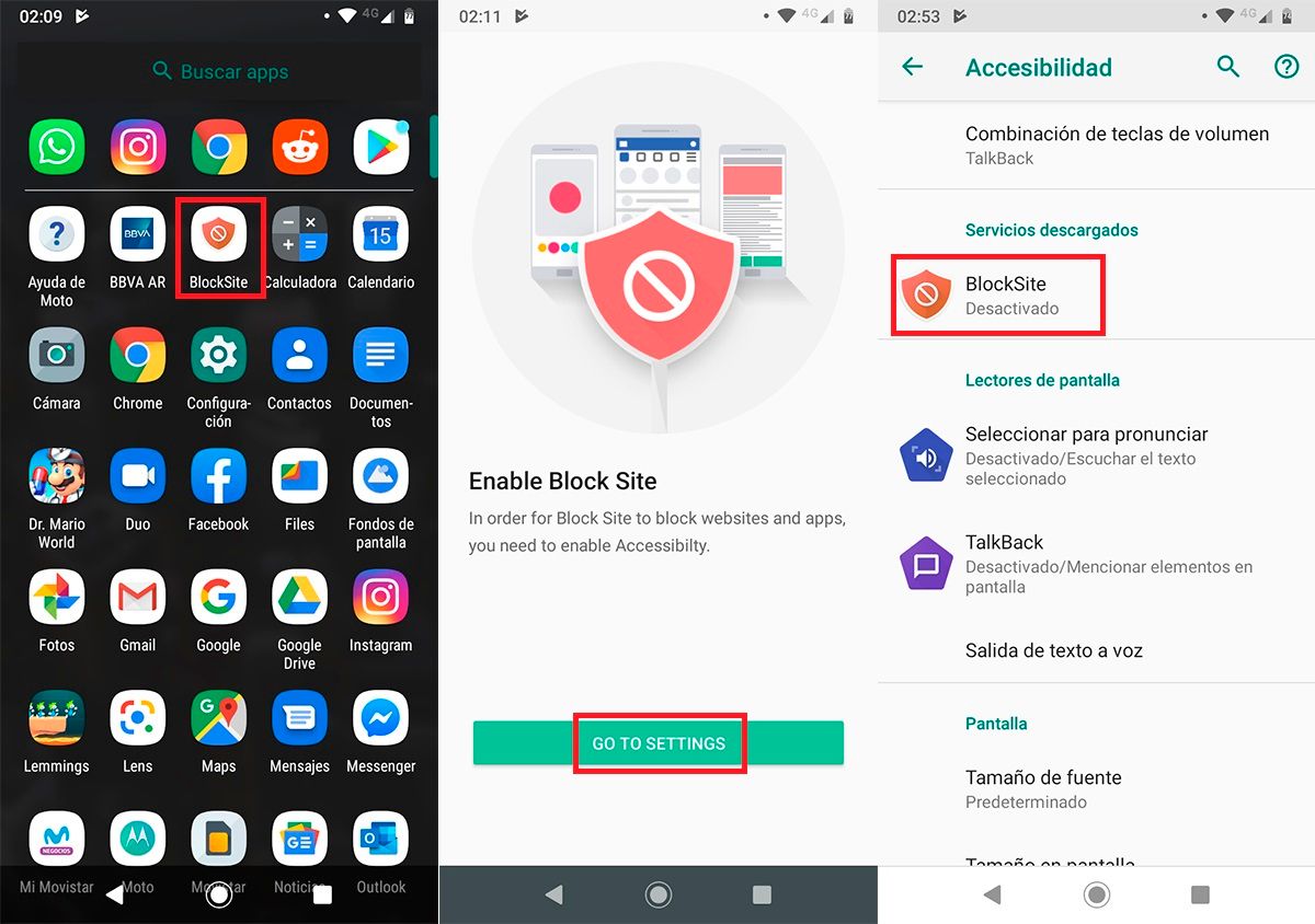 Bloquear sitios webs Chrome Android Paso 1