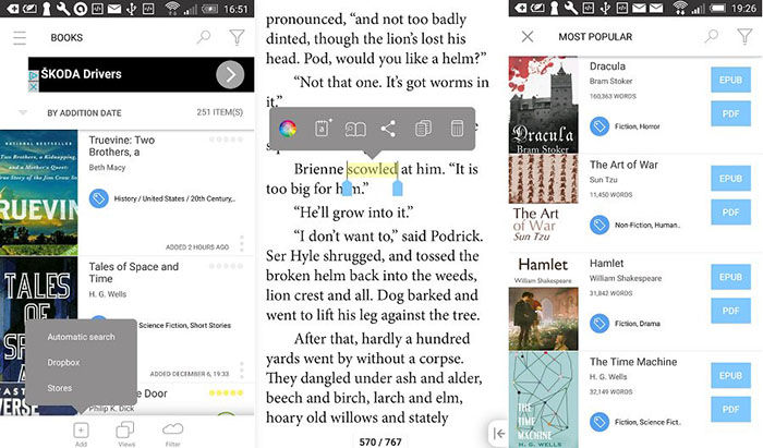 Bookari Free eBook Reader para Android