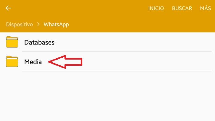 Borrar archivos basura WhatsApp paso 4