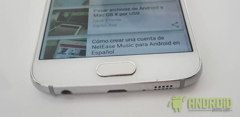 Botón capacitivo Galaxy S6