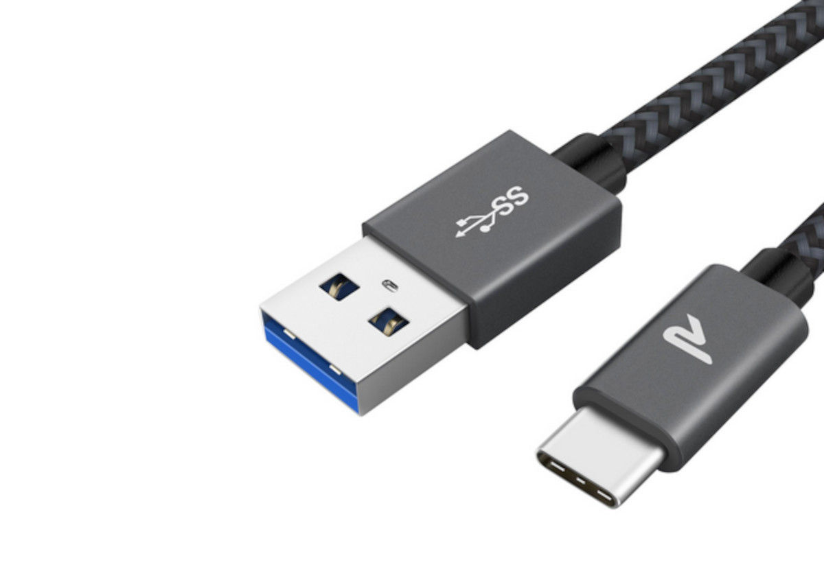 Cable RAMPOW USB-C a USB-A