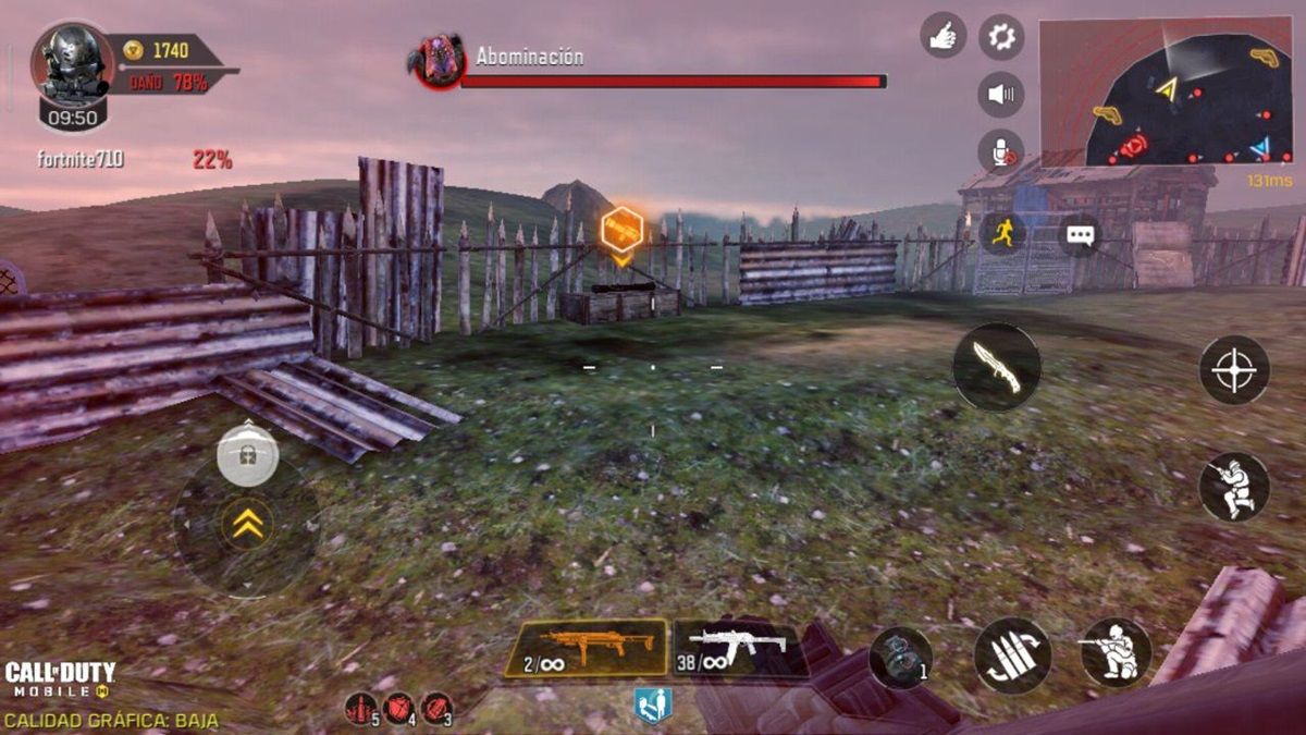 Call of Duty Mobile lanzamisiles zombies