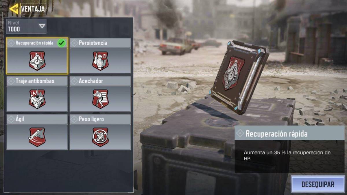 Call of Duty Mobile ventajas rojos