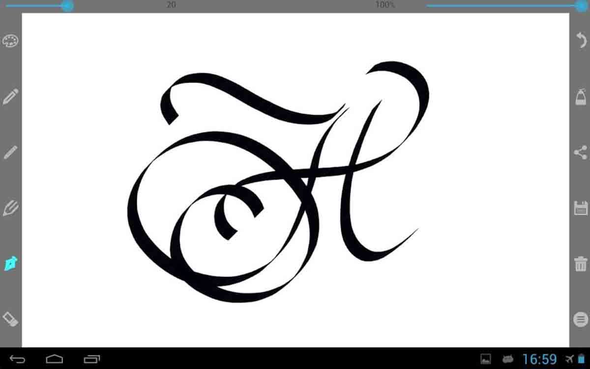 Calligrapher alternativa Adobe Sketch