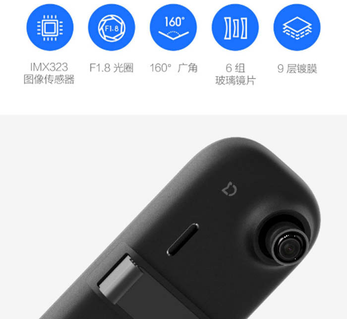 Cámara del retrovisor inteligente Xiaomi