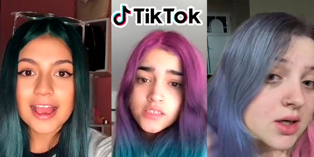 Cambiar color del pelo TikTok filtro