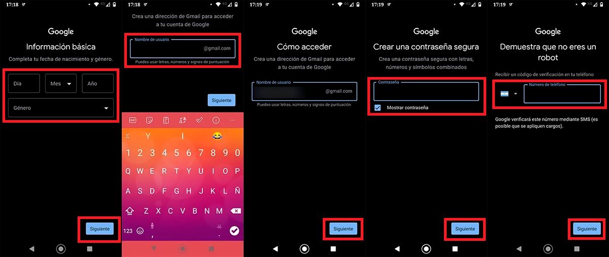 Cambiar cuenta de Google en telefono Android