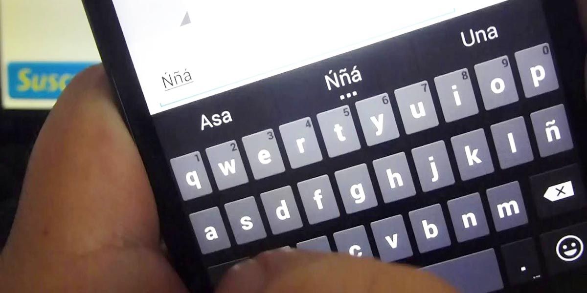Cómo la letra Ñ teclado de Android