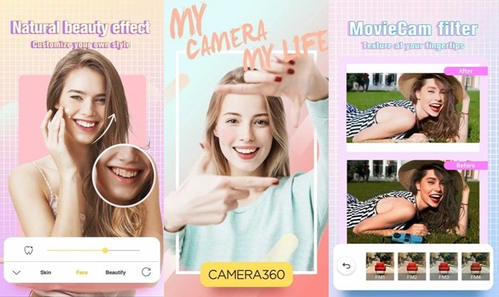 Camera360 app para tomar selfies con IA