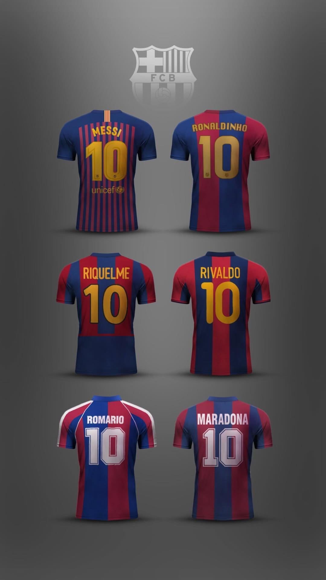 Camisetas coleccion FC Barcelona