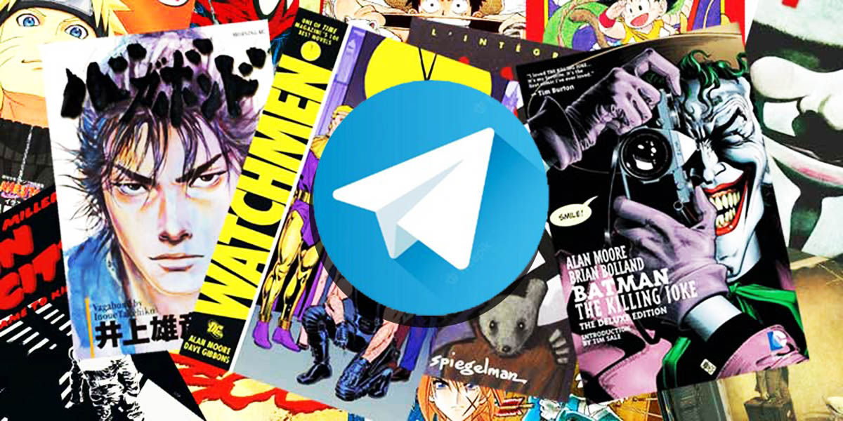 Canales de Telegram para descargar mangas y comics