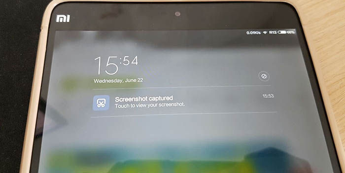 Captura pantalla Xiaomi