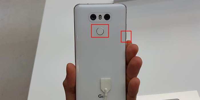 Capturar pantalla LG G6