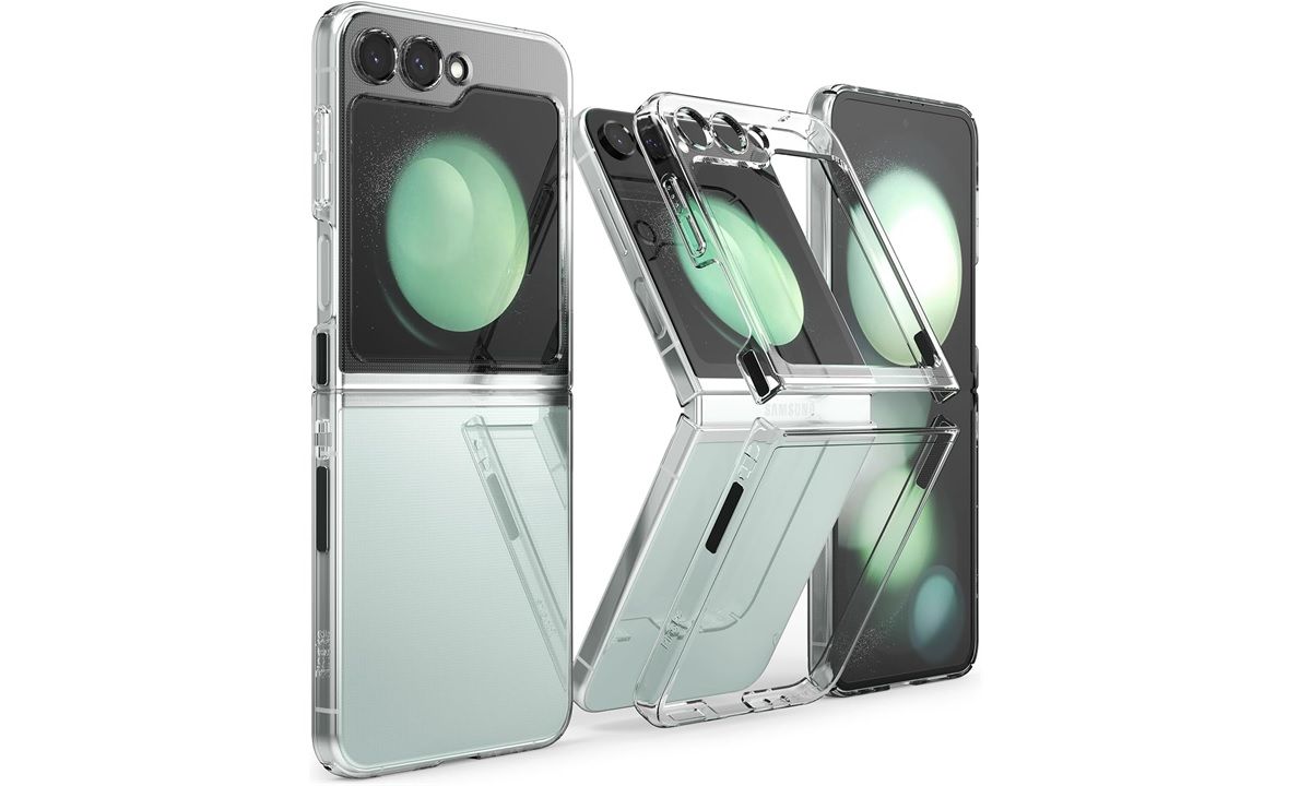 Carcasa solida transparente de Ringke para el Galaxy Z Flip 5